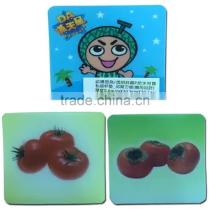 Plastic Waterproof Matte Colorful Image Printing Cup Coasters Pad for Drinks thumbnail-6