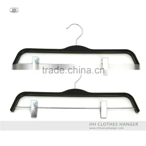 The Solid Plastic Pant&skirt Hanger,plastic Bottom Hanger,50*17mm Flat Metal Clip thumbnail-1
