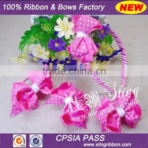 Factory High Quality Beautiful Fashion Ribbon Bows for Hair Decoration thumbnail-5
