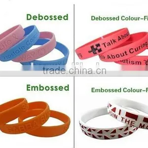 Promotional Gifts Custom Silicone Rubber Wristband thumbnail-3