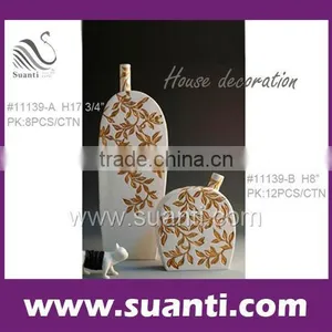 Flower Carving White Polyresin Home Decorations thumbnail-1