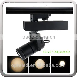 Focusable 10-70 Degree Beam Angle Art Gallery Led Track Lighting Spotlights for Art Photography Gallery thumbnail-4