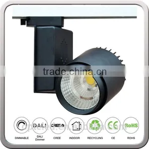 2015 LED COB Track Light Black Dimmable thumbnail-1