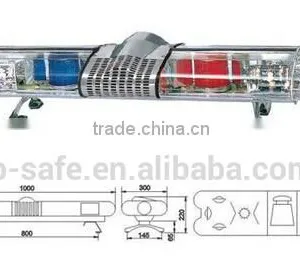 Cheap Price Police Car Roof Halogen Warning Light Bar, Revolvng Rotator Warning Light Bar LTF5117 thumbnail-4