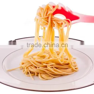 High Quality Heat Resistant Silicone Spaghetti Server, Silicone Pasta Spoon, Silicone Pasta Fork thumbnail-3