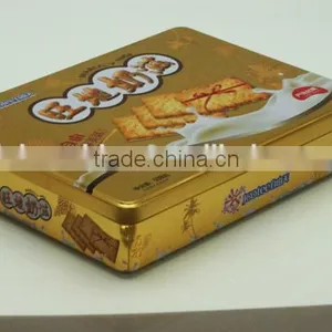 Milk Biscuits Plain Tin Box Packaging thumbnail-4