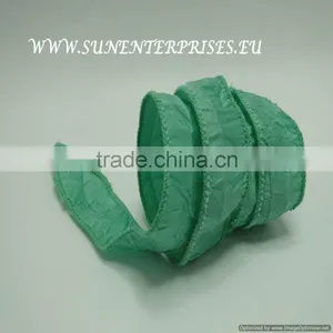Silk Chiffon Tapers - Color 52 Turquoise thumbnail-1