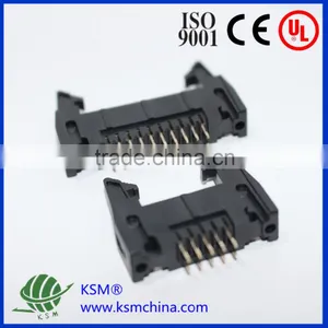 2.54mm Black Big Latch V/t Ejector Header Connector 6~64pin thumbnail-1