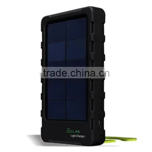 Outdoor Camping Foldable Mobile Solar Power Bank 5000 With Super Led Torch and Kick Stand thumbnail-1