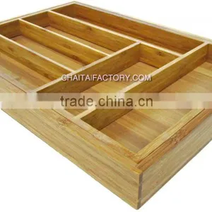 Modern Housewares - EXPANDING Bamboo Wood UTENSIL HOLDER thumbnail-2