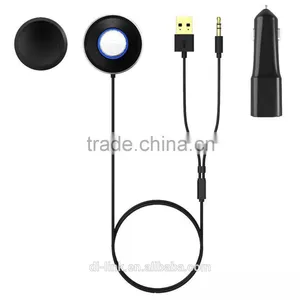 Factory Direct Supply! BT-3 Bluetooth 4.0 Car Handsfree Wireless Audio Receiver 3.5mm Auxiliary Jack thumbnail-1