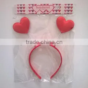 Christmas Party Headband Red Heart Shape Headband for Party thumbnail-2