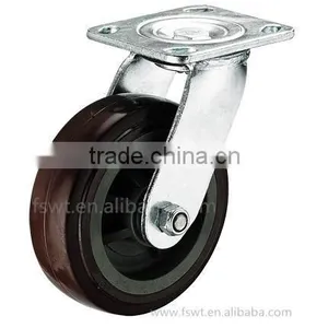 Heavy Duty 6'' 8'' Scaffolding Industrial Casters With Double Brake thumbnail-2