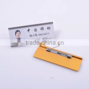 Custom Best Quality Nameplate With Plastic Safety Pin thumbnail-6