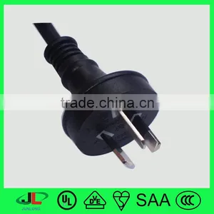 SAA Approved PVC Insulated Wire With Australia 3 Flat Pin Power Plug, High Quality Electrical Plug thumbnail-1