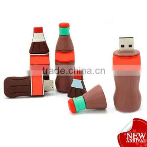 Cheap Custom Wine Bottle Shape Usb Stick , Bottle Shape Usb thumbnail-1