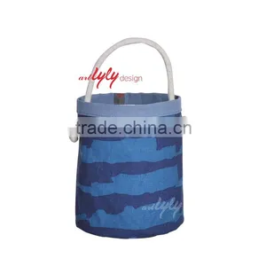 Fabric Basket Samll Decorative Bulk Sundries Storage Bag for Bedroom thumbnail-3