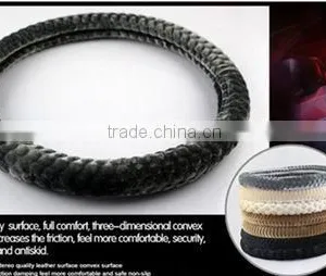 Hot Sale High Quality Flocking Steering Wheel Covers thumbnail-1