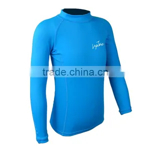 Blue Slim Rash Guard Swimsuit thumbnail-4