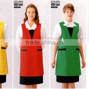 Hot Selled 100%polyester Cheap Kitchen Houskeeping Apron thumbnail-1