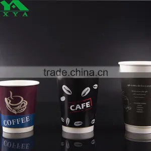 High Quality Custom Printed Vending Paper Coffee Cups thumbnail-1