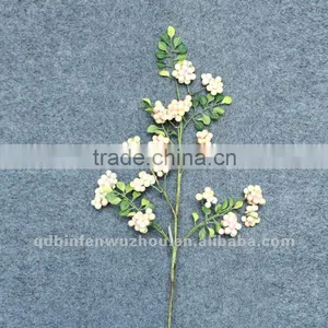 Artificial Soft Pink Mixed Berry Foliage Picks,artificial Berry Picks thumbnail-1