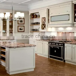 Morden MDF With High Glossy White Kitchen Cabinet for Home or Hotel Furniture Manufacturing thumbnail-4