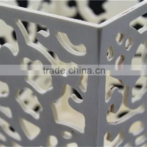 Wooden Trash Can,hollow Out Plywood Bin,hollow Out Unfinished Wooden Bin thumbnail-6