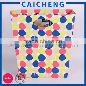 Blue Fancy Gift Paper Shopping Bag With Bow Tie thumbnail-2