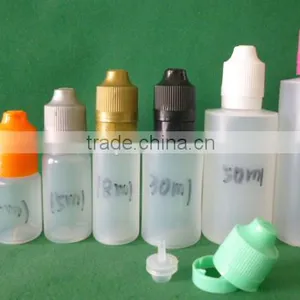 Plastic 120mL e Liquid Bottle w/ Childproof Tamper Evident Cap thumbnail-3