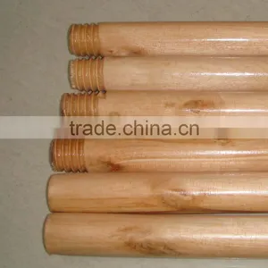 Striped Green Color Coated Wooden Broom Handle Only From KEGO Vietnam thumbnail-4