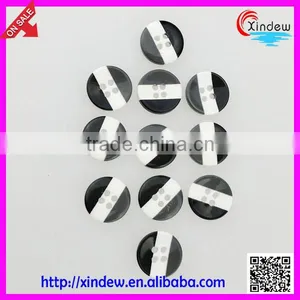 Black Striped Shirt Button for Men Wholesale thumbnail-4
