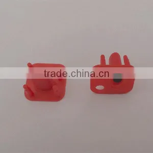 Customed Red Conductive Single Silicone Button thumbnail-1