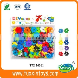 Plastic Childrens Snowflake Building Blocks Toys thumbnail-2