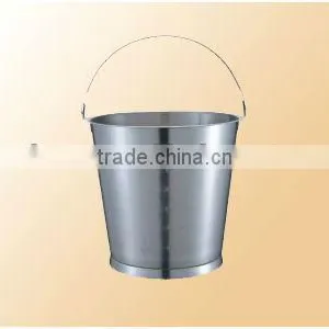 Stander Stainless Steel Reversed Inclined Pail,Bucket Or Barrel thumbnail-1