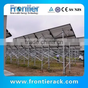 High Efficiency Ground Solar Panel Mounting Racking System thumbnail-1