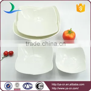 White Ceramic Pasta Bowl Wholesale thumbnail-2