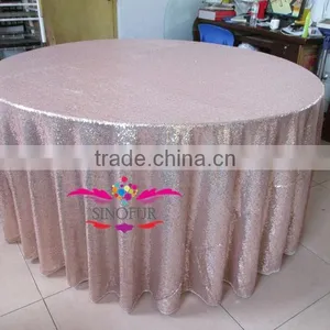 Fancy Wedding Metallic Sequin Table Cloth thumbnail-3