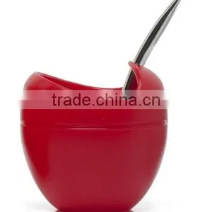 Silicone Yerba Mate Gourd,Silicone Yerba Mate Cup With Bombilla Straw thumbnail-4