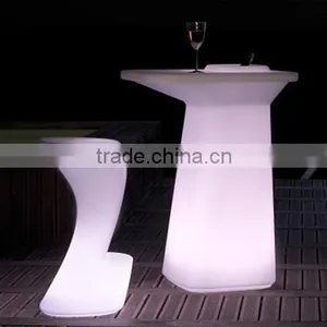 New Design Led Bar Furniture Cocktail Table With Ice Bucket thumbnail-4