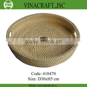 Eastern Style Rattan Basket With Handles for Seed thumbnail-1