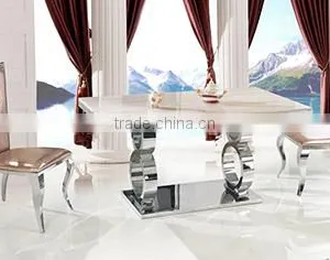 Hot Sale Stainless Steel Modern Dining Chair B406 thumbnail-3