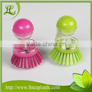 Convenient Creative Plastic Hydraulic Pot Washing Brush thumbnail-1