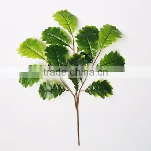 Indoor Artificial Oak Tree Branches Artificial Leaves thumbnail-1