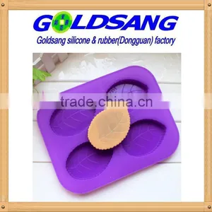 Creative Soap Mould Diy Silicone Cake Mold Leaf-shape Mold thumbnail-1