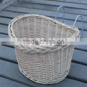Wholesale High Quality Handmade Woven Wicker Removable Wicker Bicycle Basket thumbnail-2