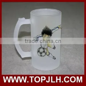 16oz Frosted Glass Sublimation Beer Mugs thumbnail-2