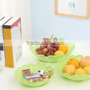Large Size Carved Plastic Fruit and Vegetable Basket thumbnail-1