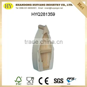 2015 China Supplier Wholesale Decorative Small Wooden Boat thumbnail-1