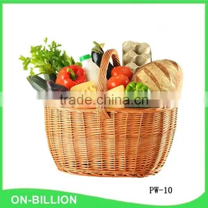 Wicker Material Gourmet Gift Baskets thumbnail-1